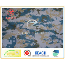 600d Поли Оксфорд ВМФ Камуфляжная ткань для печати ПВХ с покрытием 330GSM для использования в военных целях и сумках (ZCBP003)